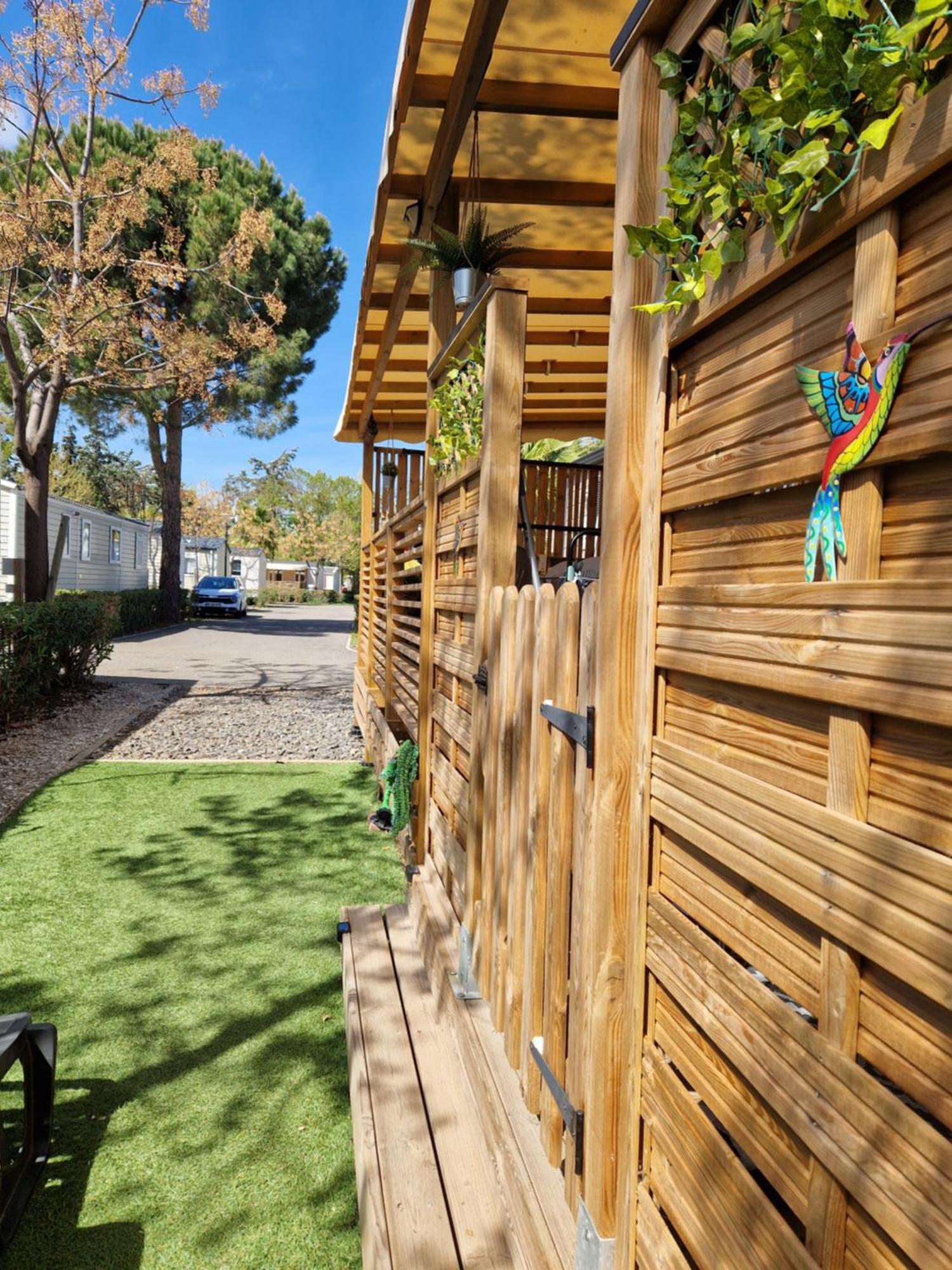 Camping La Carabasse Vias-Plage-T4 Climatise,Tout Confort, Emplacement Calme ! Exterior foto