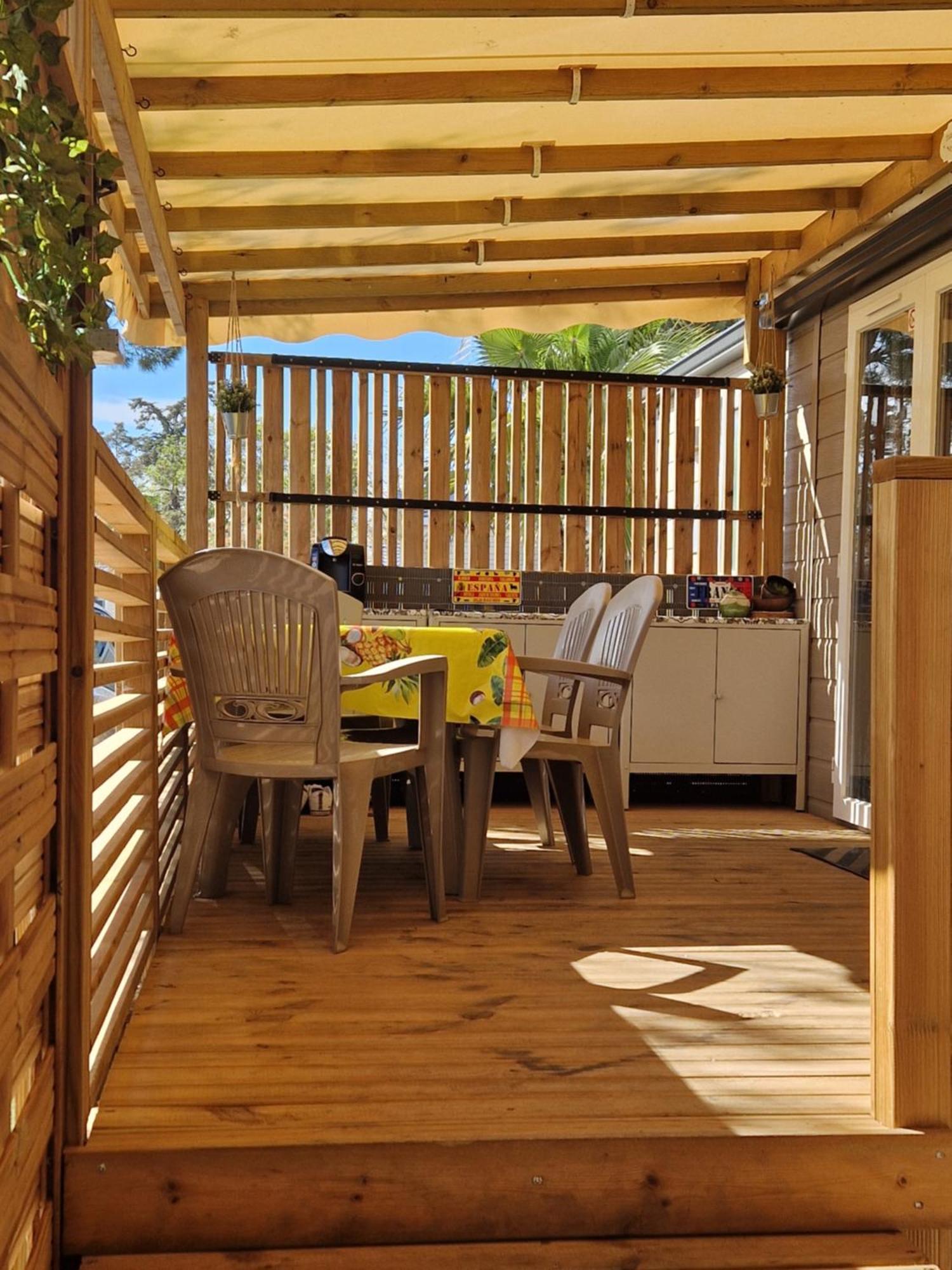 Camping La Carabasse Vias-Plage-T4 Climatise,Tout Confort, Emplacement Calme ! Exterior foto